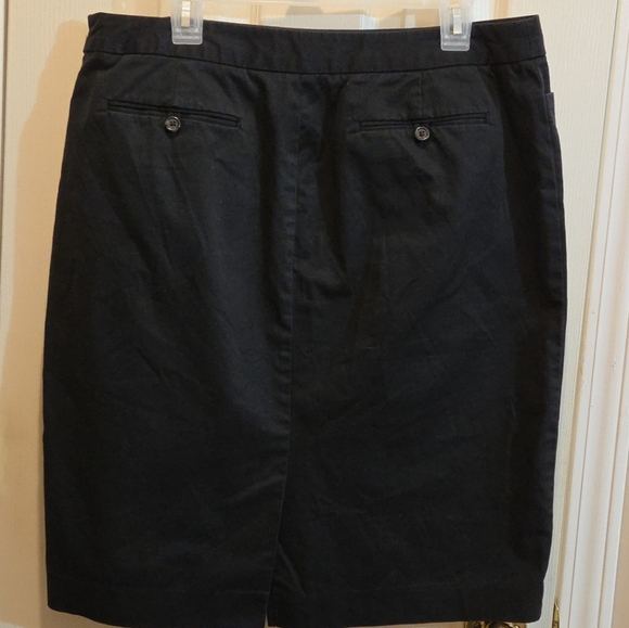 Dockers Black Pencil Mini Skirt 14 - Picture 2 of 5